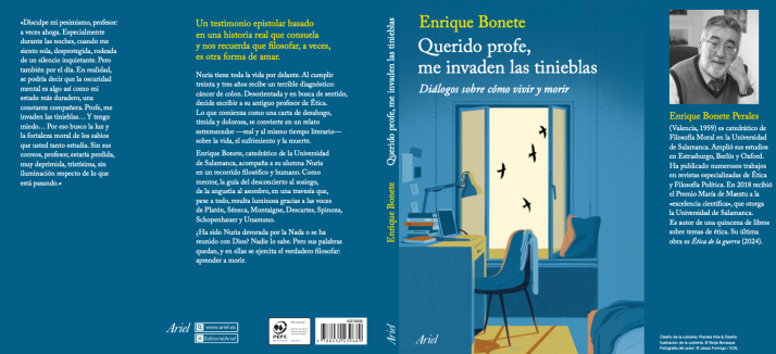 Enrique Bonete: &quot;La filosof&iacute;a nos da luz y nos ense&ntilde;a qu&eacute; actitud moral tomar ante nuestro final&quot; | Imagen 1