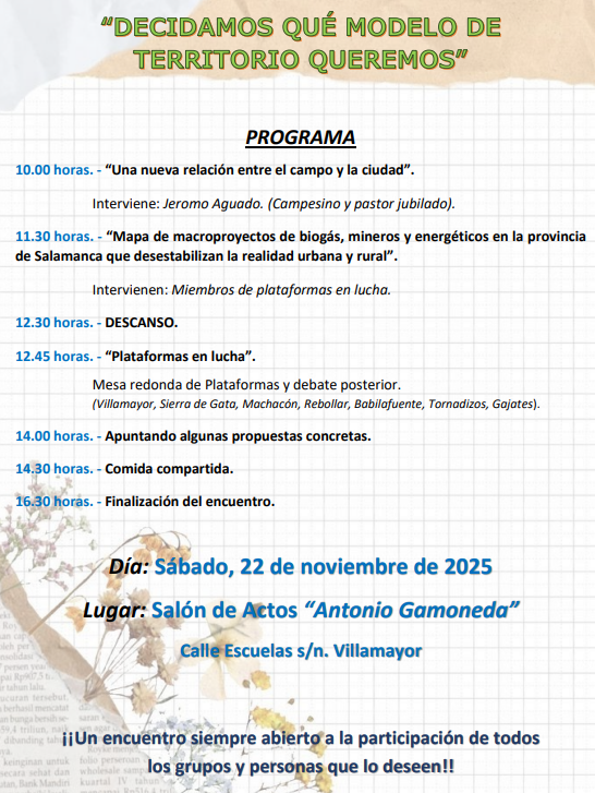 El futuro del territorio salmantino, a debate en una jornada ciudadana en Villamayor | Imagen 1
