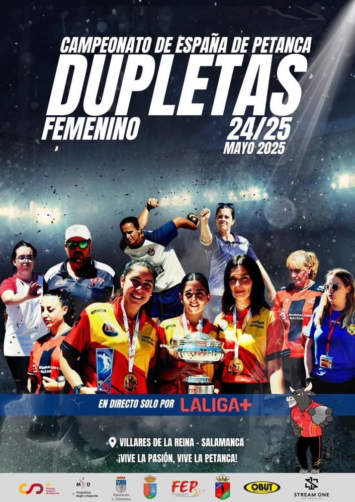 La campeona del mundo Sara D&iacute;az encabeza el Campeonato de Espa&ntilde;a de Petanca en Villares de la Reina | Imagen 1