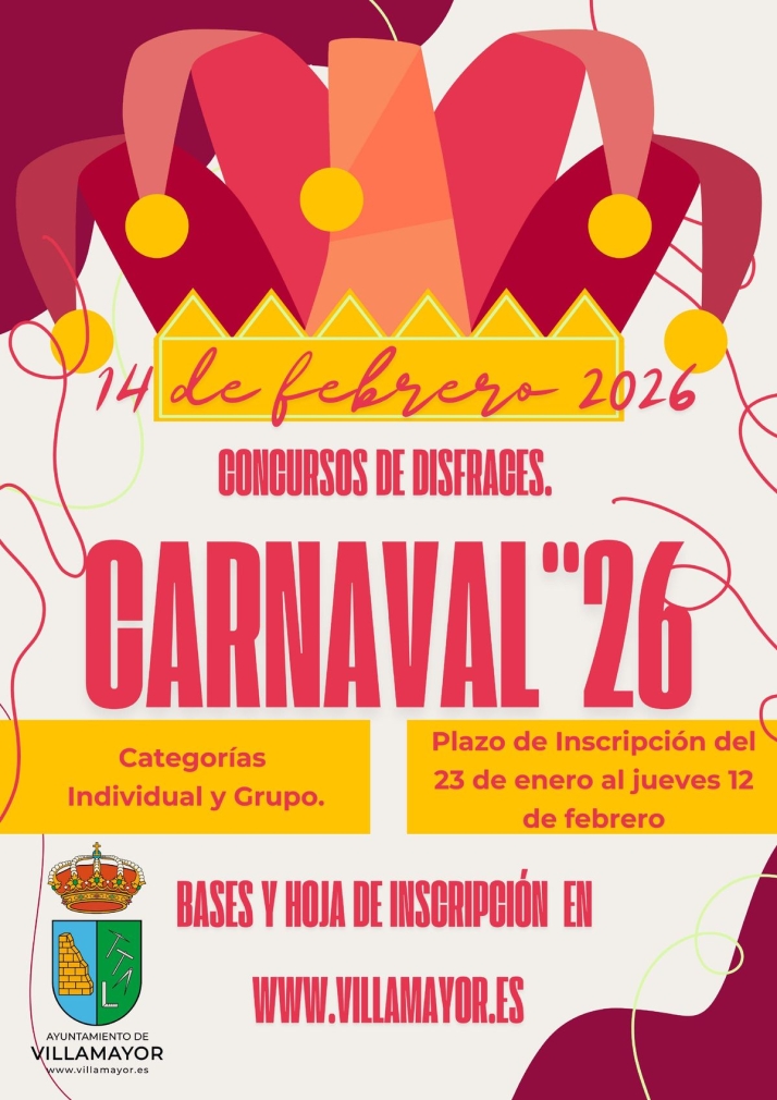Villamayor abre el plazo para su Concurso de Disfraces de Carnaval con m&aacute;s de 1.700 euros en premios | Imagen 1