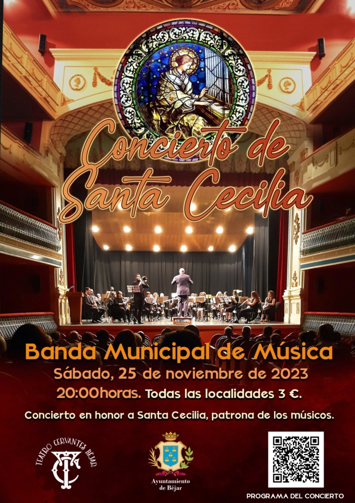 La Banda Municipal de B&eacute;jar celebra Santa Cecilia | Imagen 1
