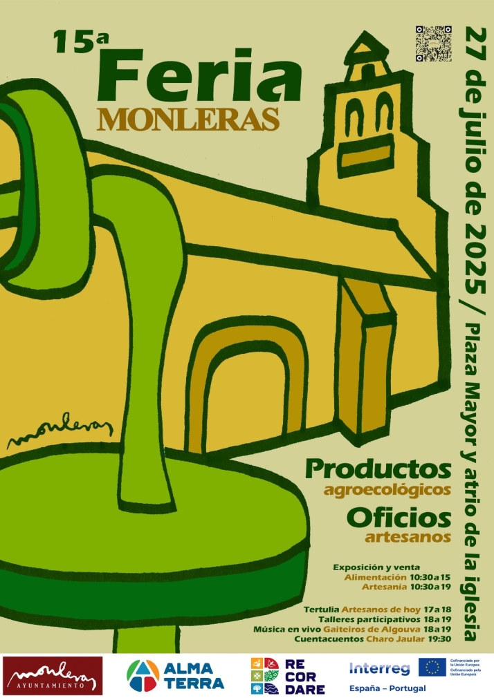 La Feria de Artesan&iacute;a y Agroecolog&iacute;a de Monleras cobra un especial realce en el marco de la cooperaci&oacute;n transfronteriza | Imagen 1