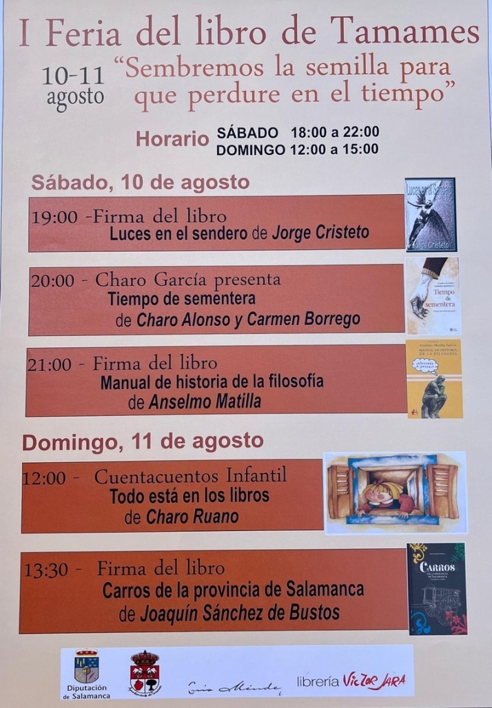 Tamames celebra este fin de semana su I Feria del Libro | Imagen 1