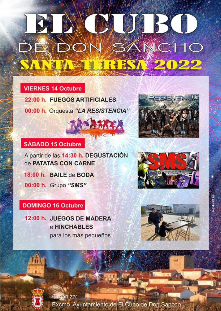 El Cubo de Don Sancho celebra este fin de semana las fiestas de Santa Teresa | Imagen 1