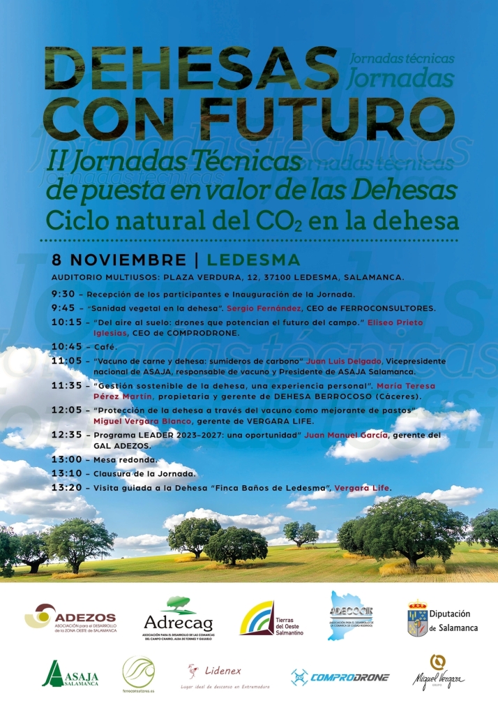 II Jornadas T&eacute;cnicas &lsquo;Dehesas con futuro: Ciclo natural del CO2 en la dehesa&rsquo; | Imagen 1