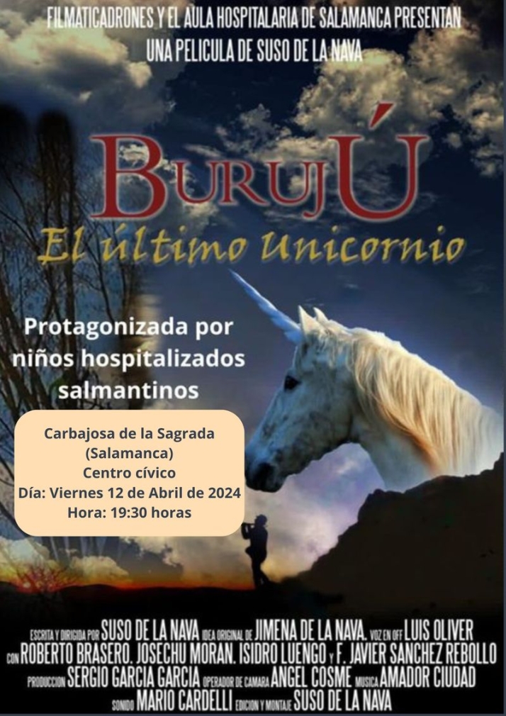 Proyecci&oacute;n de &lsquo;Buruj&uacute;. El &uacute;ltimo unicornio&rsquo; con la presencia del director y dos de sus protagonistas en Carbajosa | Imagen 1