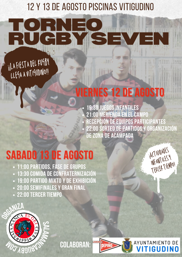 El I Torneo de Rugby Seven de Vitigudino tendr&aacute; equipos de Asturias, Madrid, Extremadura y Salamanca | Imagen 1