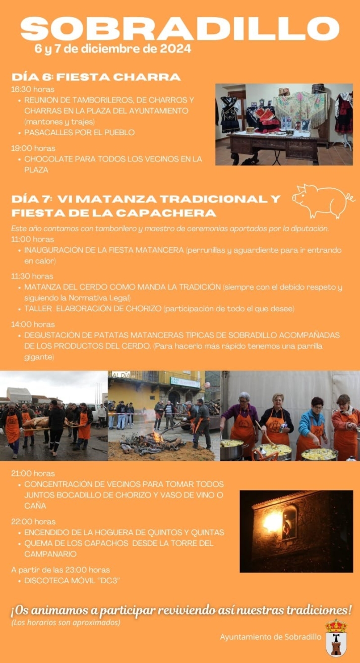 Una fiesta charra har&aacute; de pr&oacute;logo a la VI Matanza Tradicional y a la V Fiesta de Capachera en Sobradillo | Imagen 1