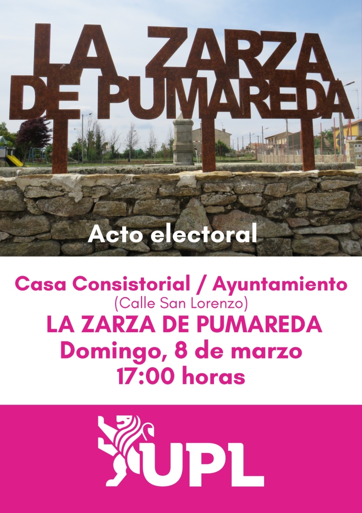 UPL presentar&aacute; su programa electoral este domingo en La Zarza de Pumareda | Imagen 1