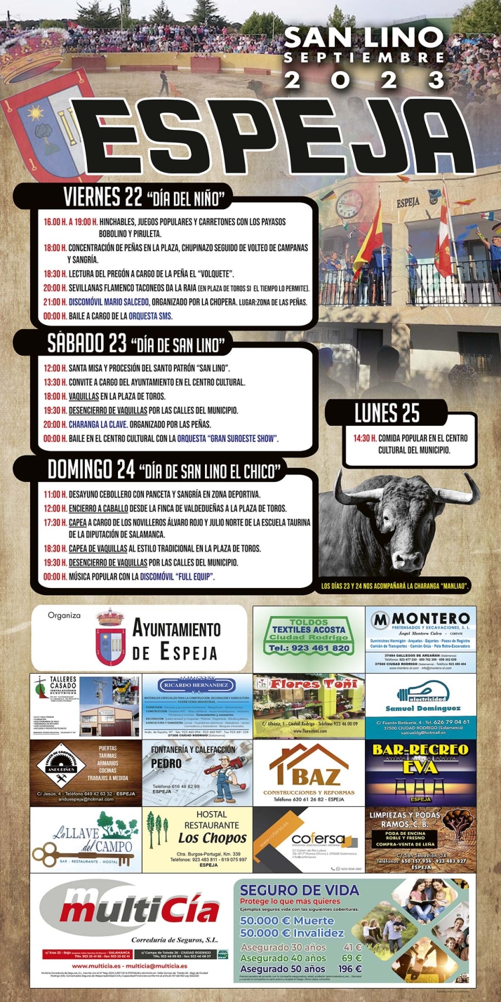 Cartel Fiestas Espeja 23 | Imagen 1