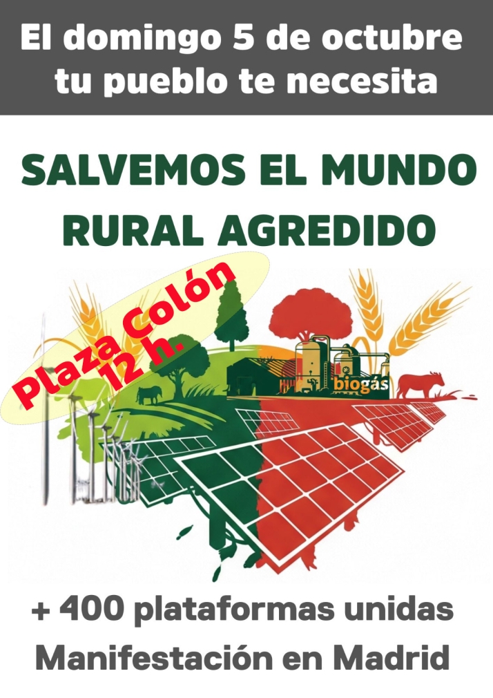 'Salvemos el mundo rural agredido': la protesta que llevar&aacute; a colectivos salmantinos a Madrid | Imagen 1