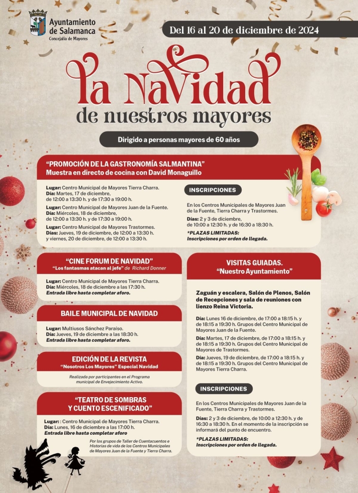 Programaci&oacute;n especial de Navidad en Salamanca para las personas mayores de 60 a&ntilde;os | Imagen 1