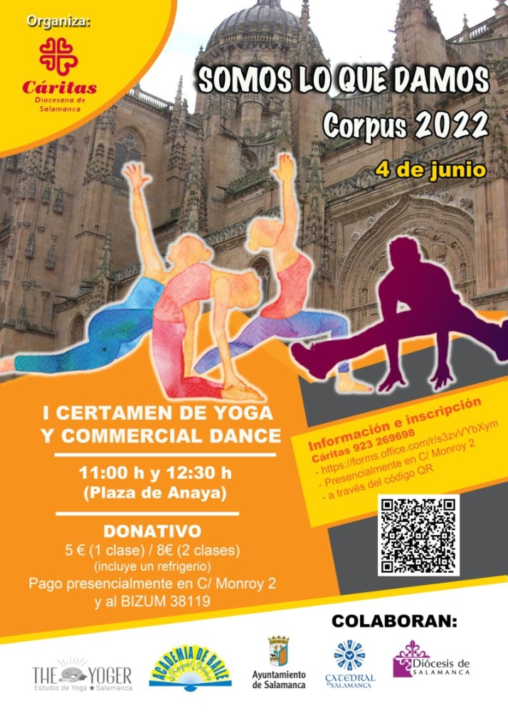 C&aacute;ritas propone el I Certamen de Yoga y Commercial Dance de Salamanca | Imagen 1