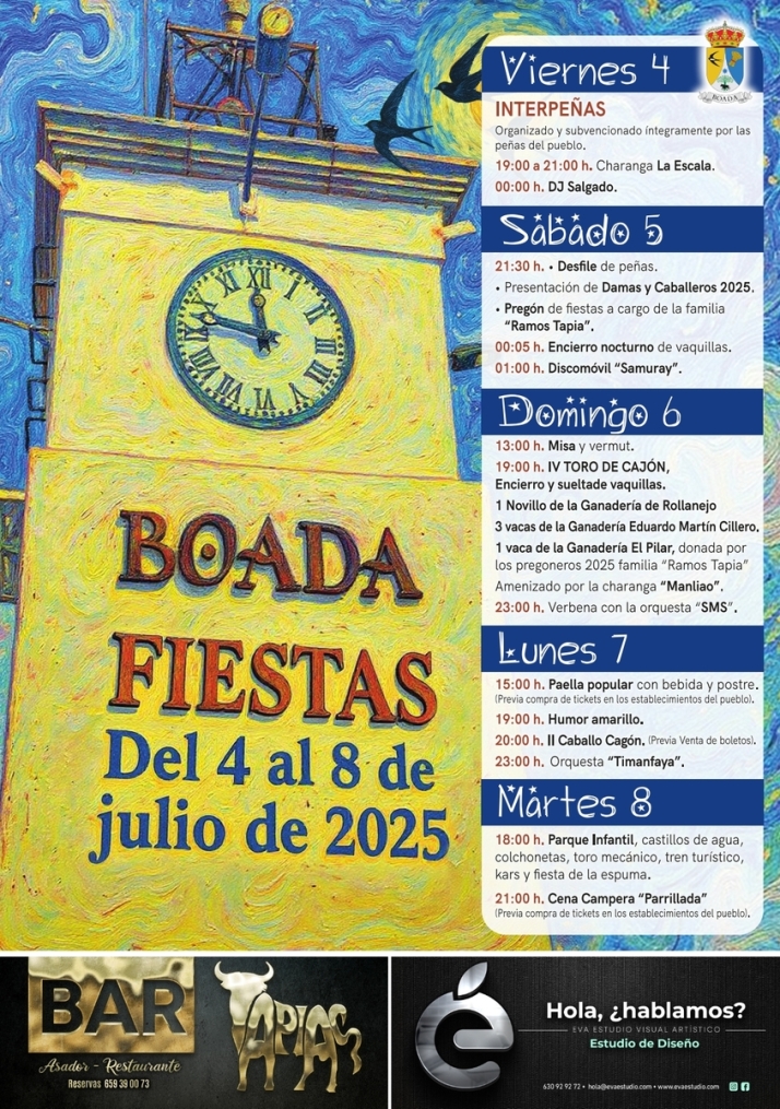 Cinco d&iacute;as de fiesta ininterrumpida paralizar&aacute;n Boada con festejos taurinos, gastronom&iacute;a y mucha m&uacute;sica | Imagen 1