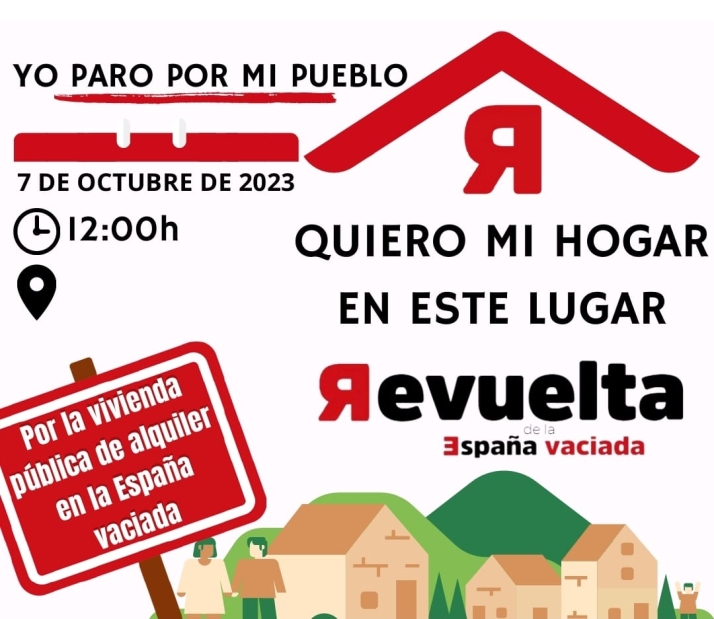 La Revuelta de la Espa&ntilde;a Vaciada se moviliza para reclamar viviendas dignas en igualdad para los pueblos | Imagen 1