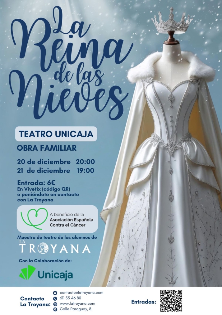 El teatro familiar de La Troyana recaudará fondos contra el cáncer con dos funciones navideñas | Imagen 1