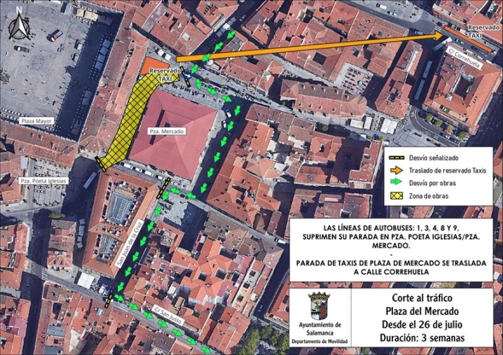 Las obras en Salamanca que afectar&aacute;n a usuarios del bus urbano y a conductores | Imagen 1