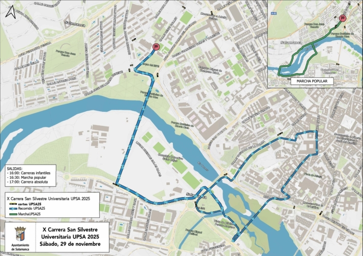 Consulta las calles cortadas al tráfico por la carrera de la UPSA este sábado | Imagen 1