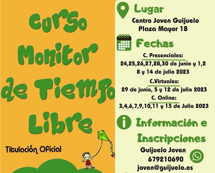 &iquest;Quieres ser monitor de tiempo libre? Guijuelo ofrece este curso que comenzar&aacute; en junio | Imagen 1