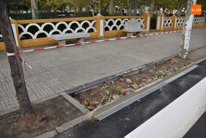 Protegido por fin el hueco que ha quedado sin rellenar en la Avenida de B&eacute;jar | Imagen 1