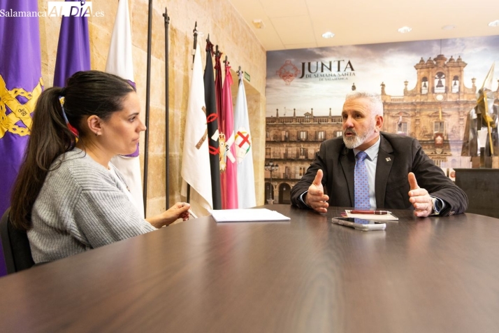 "Estamos en un momento dulce. La Semana Santa de Salamanca y las procesiones se van potenciando a&ntilde;o tras a&ntilde;o" | Imagen 2