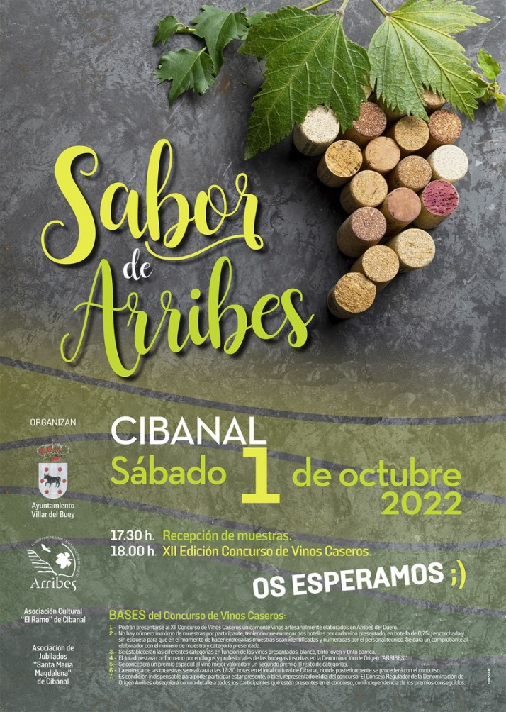 Cibanal de Sayago acoge le s&aacute;bado en concurso de vinos caseros &lsquo;Sabor de Arribes&rsquo; | Imagen 1