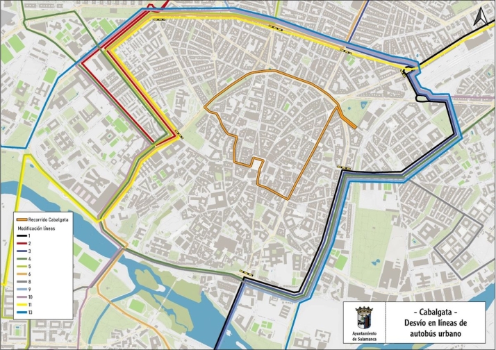 Atenci&oacute;n a los cambios en los recorridos del bus urbano, que ser&aacute; gratuito, por la Cabalgata | Imagen 1