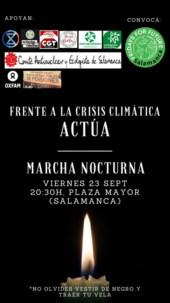 El motivo por el que convocan una marcha nocturna y con velas en Salamanca | Imagen 1