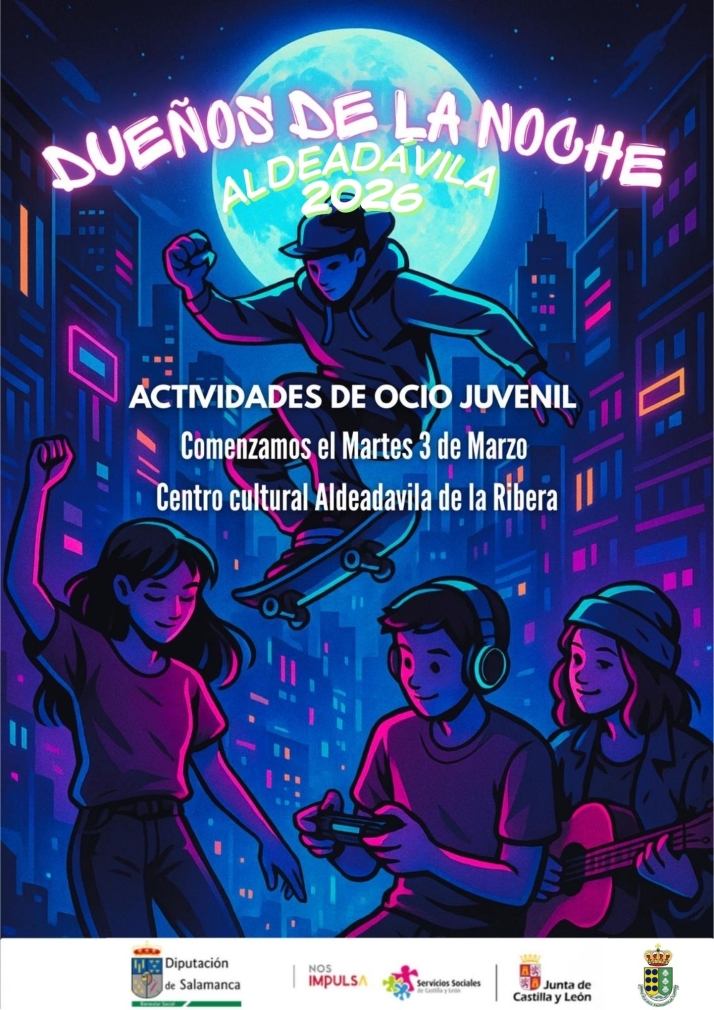 Aldead&aacute;vila pone en marcha &lsquo;Due&ntilde;os de la Noche&rsquo;, una iniciativa de ocio alternativo para j&oacute;venes | Imagen 1