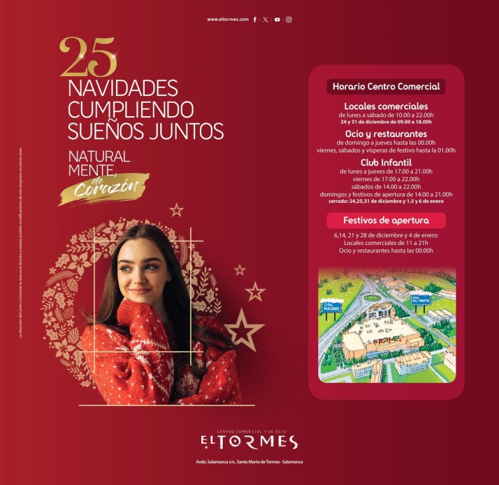 El Tormes celebra su 25 aniversario con una gran programación navideña | Imagen 1