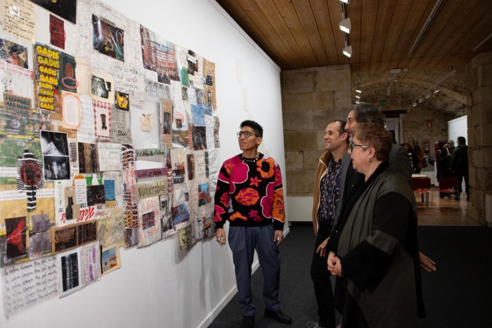 Exposición 'La cabra siempre tira p´al monte' del artista peruano Martín Morales, en el Espacio de Arte Experimental de la Universidad de Salamanca. Foto USAL