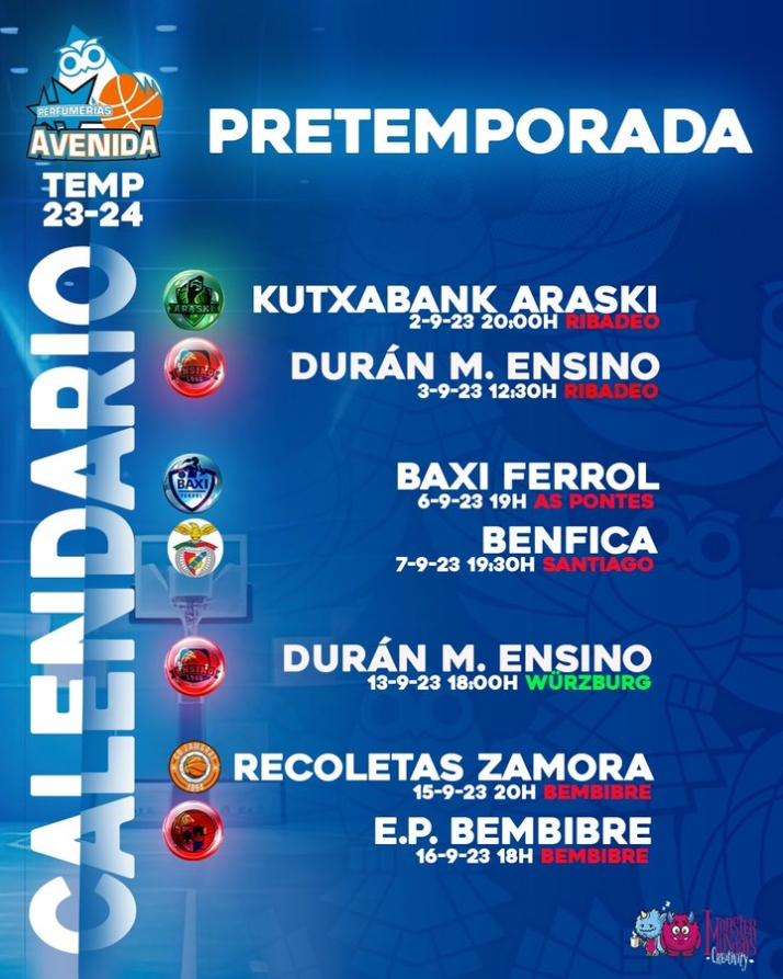 As&iacute; queda la pretemporada para el Perfumer&iacute;as Avenida con todos los amistosos | Imagen 1