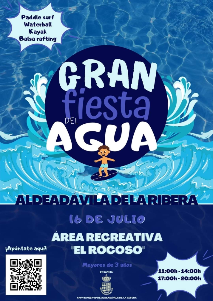 Aldead&aacute;vila vivir&aacute; una fiesta del agua en el &aacute;rea recreativa del Rocoso | Imagen 1