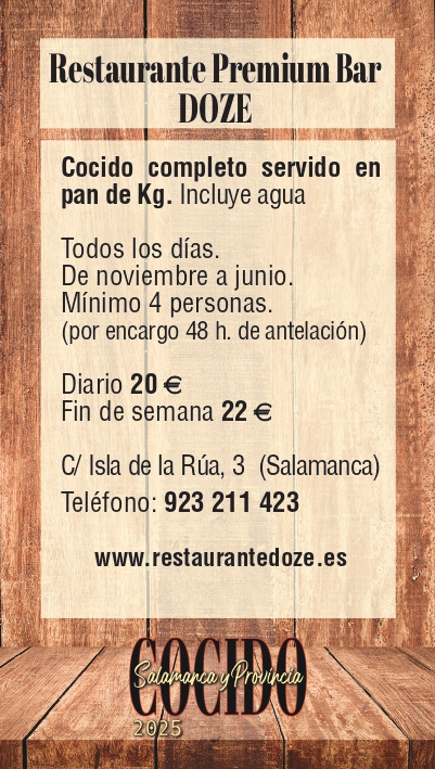 D&oacute;nde comer el mejor cocido en Salamanca | Imagen 5