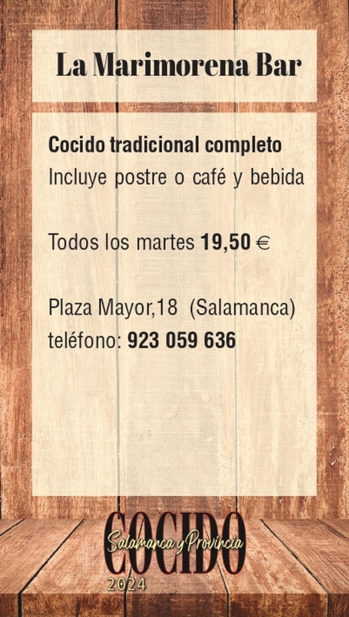 Disfruta el mejor cocido de Salamanca: lista de establecimientos y precios | Imagen 8