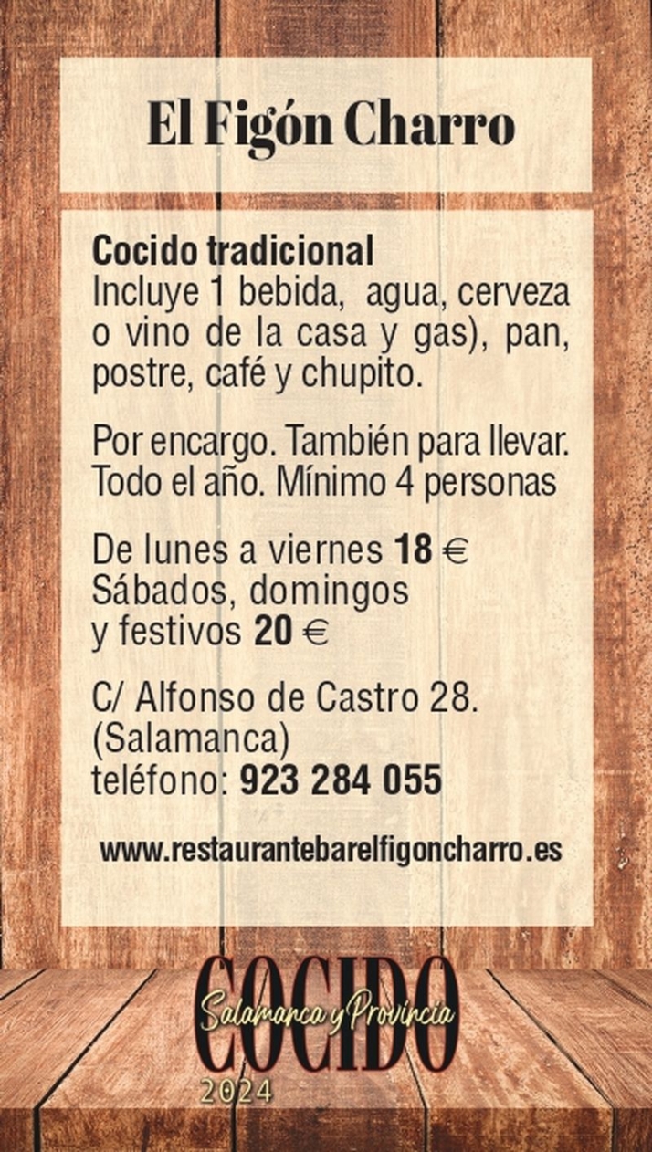 Disfruta el mejor cocido de Salamanca: lista de establecimientos y precios | Imagen 11