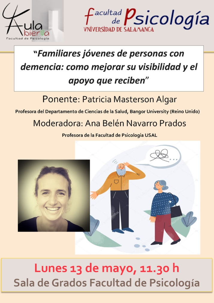 La Facultad de Psicolog&iacute;a organiza una conferencia sobre familiares j&oacute;venes de personas con demencia | Imagen 1