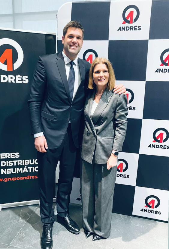 Felipe Reyes y Almudena Parres