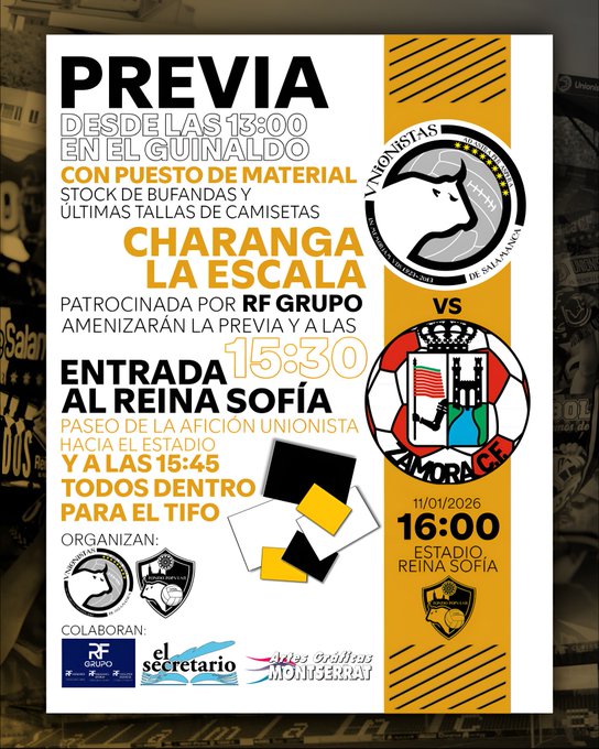 &Eacute;xodo rojiblanco para el derbi regional Unionistas - Zamora: m&aacute;s de medio millar estar&aacute;n en el Reina Sof&iacute;a | Imagen 1