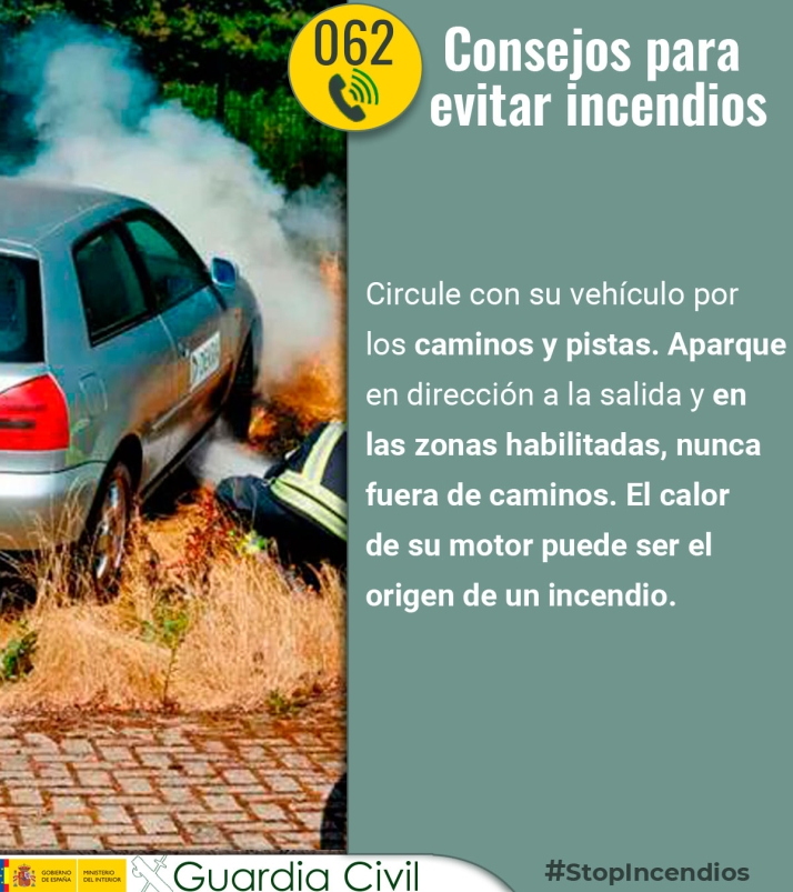 La Guardia Civil advierte: consejos para evitar incendios  | Imagen 1