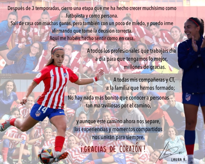 La salmantina Laura Rodr&iacute;guez deja el Atl&eacute;tico de Madrid | Imagen 1