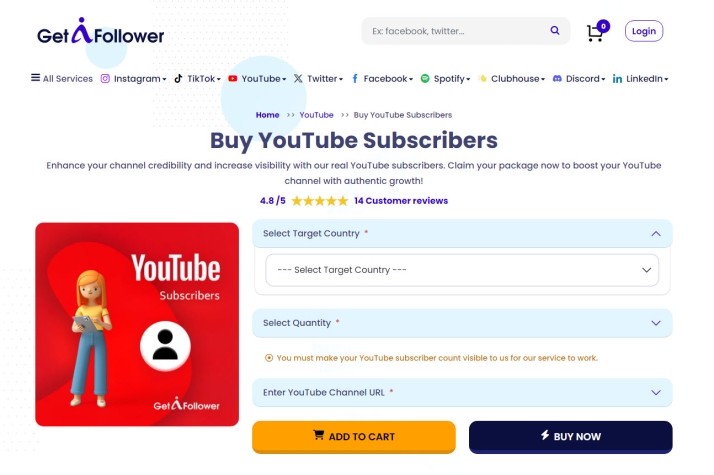 3 mejores sitios para comprar suscriptores de YouTube (reales y activos) | Imagen 3