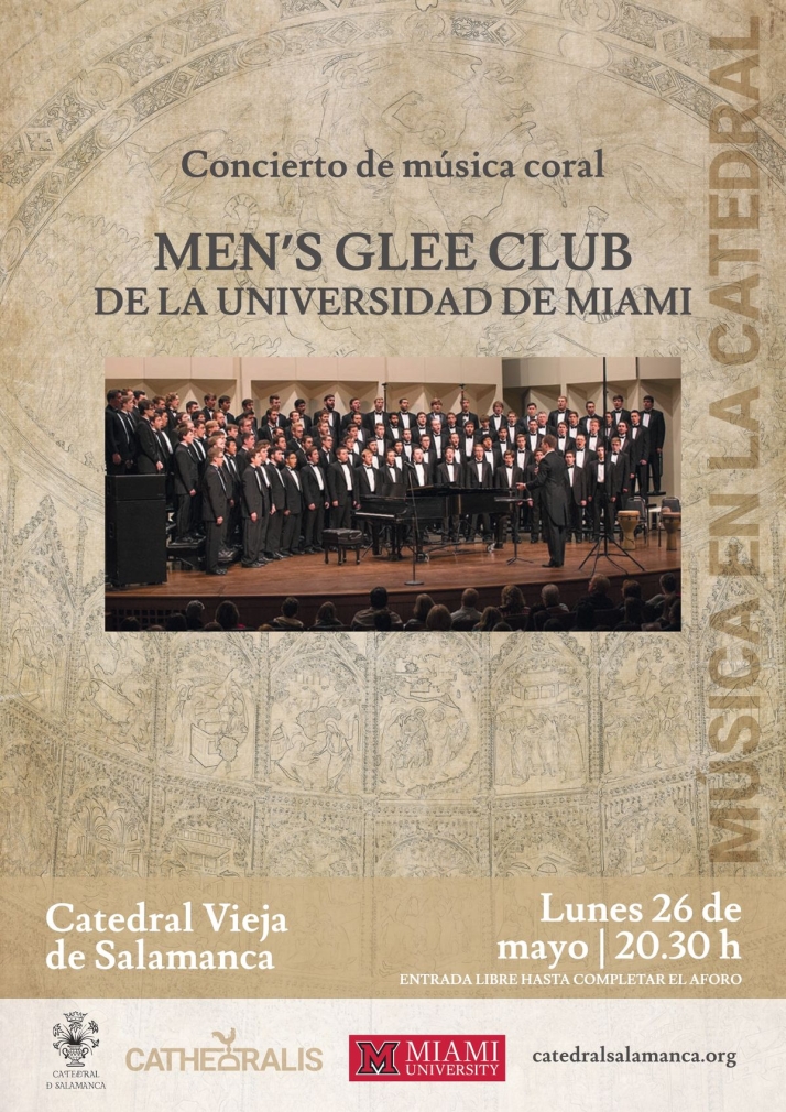 El Men's Glee Club de la Universidad de Miami act&uacute;a en la Catedral Vieja de Salamanca | Imagen 1
