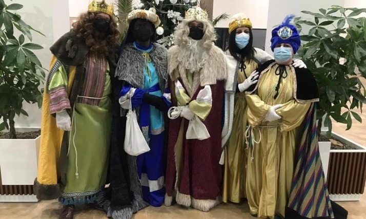 Los Reyes Magos, en el Hospital de Salamanca