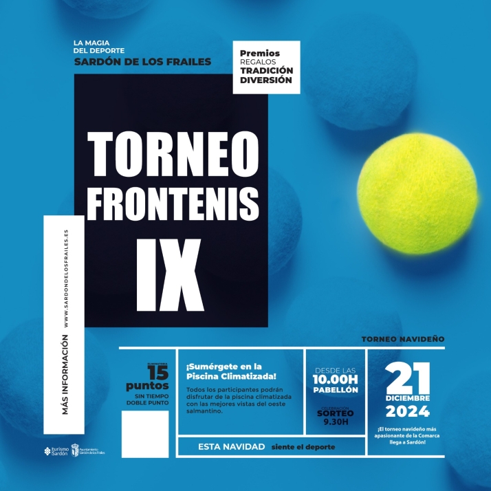 Sard&oacute;n de los Frailes celebrar&aacute; el 21 de diciembre el IX Torneo de Frontenis | Imagen 1