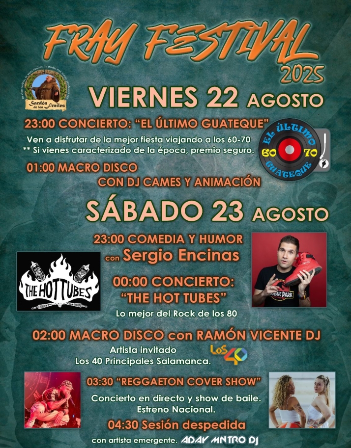 Sard&oacute;n de los Frailes vibra con un fin de semana cargado de aventura, m&uacute;sica y humor | Imagen 1