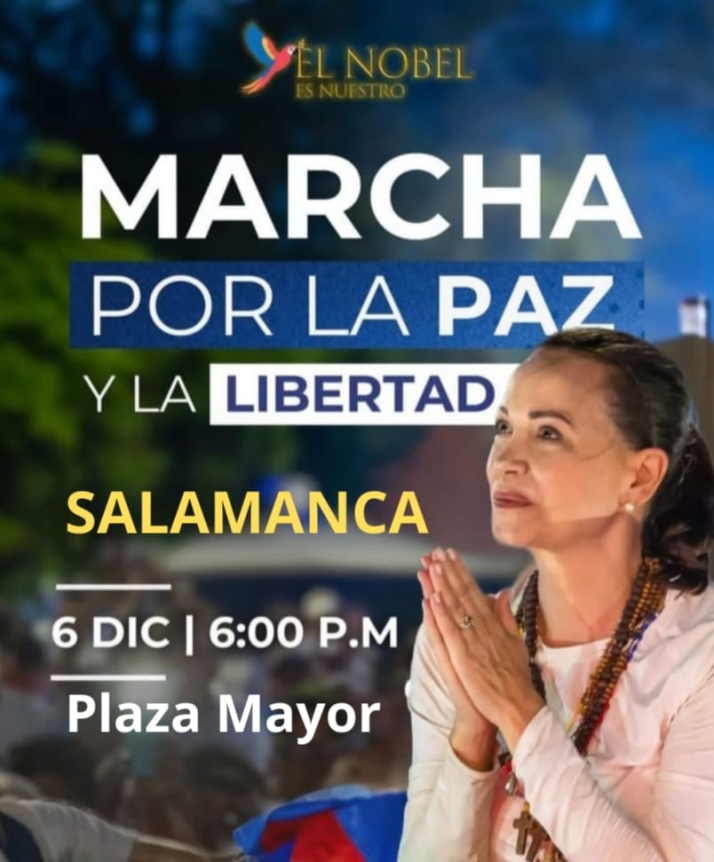 La comunidad venezolana convoca una manifestaci&oacute;n 'Por la Libertad' este s&aacute;bado en Salamanca | Imagen 1