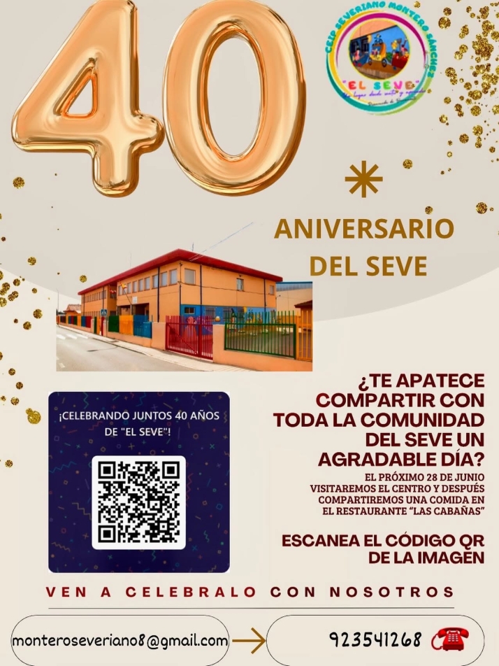 El Severiano prepara su 40 aniversario reuniendo a antiguos alumnos, profesores e integrantes de su comunidad educativa | Imagen 1