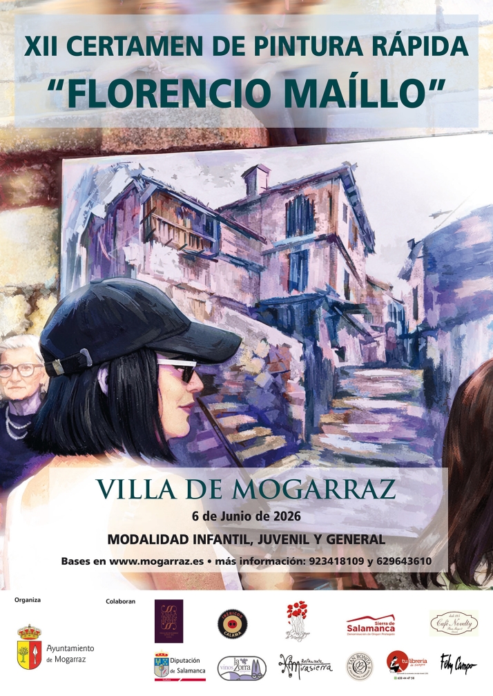 Foto 2 - Hasta 1.800 euros para el ganador: Mogarraz convoca su certamen de pintura 'Florencio Ma&iacute;llo'