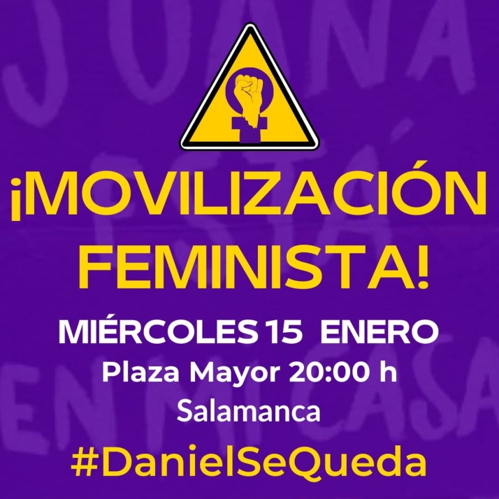 Concentraci&oacute;n feminista en Salamanca en apoyo a Juana Rivas y a su hijo Daniel | Imagen 1